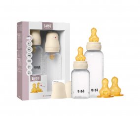 2 Biberones Plstico BIBS Ltex Ivory 150/270 ml