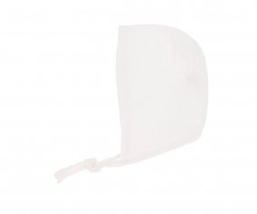 Bonnet Cutie pour Poupe Blanc