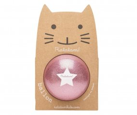 Bola Glitter Rosa 15 cm 