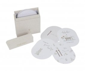 Tarjetas cumple meses Baby Bunny