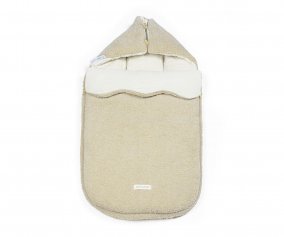 Baby Swaddle Sack with Hood Teddy Paddington Beige