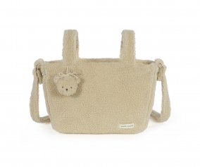 Beige Paddington Teddy Crossbody Bag