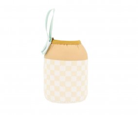 Funda Neopreno Stripes Yellow Chess 350ml