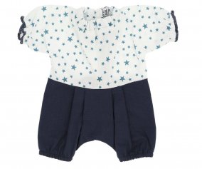 Macaco de popeline Azul Marinho/Estrelas  para Bonecas Soft