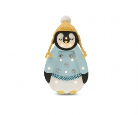 Baby Penguin Mini Blue Lamp