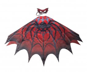 Disfraz Capa y Antifaz Web Weaver Soft Wings T. 4-6aos