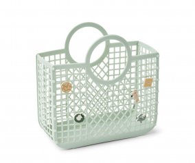 Beach Bag Samantha with Light Peppermint Charms