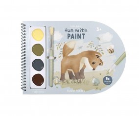 Libro para Colorear con Acuarelas Forest Friends
