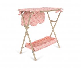 Lacy Pink Doll Changing Table