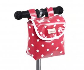 Handlebar Bag Cotton Red Star