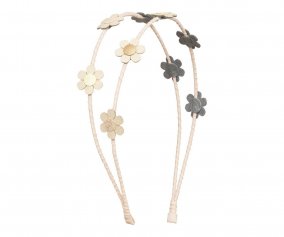 Diadema Doble Daisy Alice Dorado
