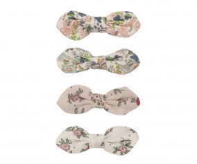 4 Clips de Lazos Floral