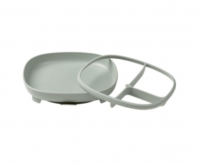 Assiette 2 en 1 avec Ventouse et Compartiments Amovibles Sage