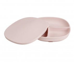 Plato de Silicona con Tapa Blush