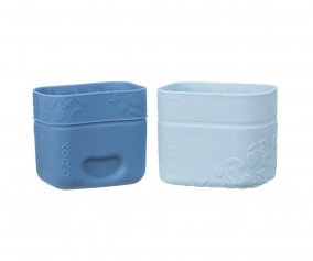 Ensemble de Pots en Silicone pour Snacks B.Box Ocean 