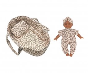Bambolotto Minikane Soft Baby Ondine Completo Lo + Cesta Morbida