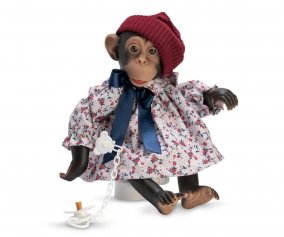 Lola La Chimpanc Reborn con Vestido de Flores