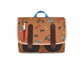 Mochila Escolar Solapa Mascots Ride