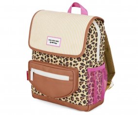 Mochila Escolar Solapa Lopard #6 Personalizable