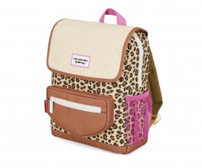 Mochila Preescolar Solapa Lopard #6 Personalizable