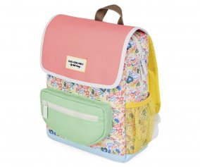 Mochila Escolar Solapa Happiness Personalizable