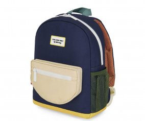Mochila Escolar Mini Dark Blue