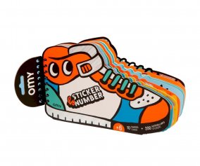 Libro de Pegatinas por Nmeros Sneakers