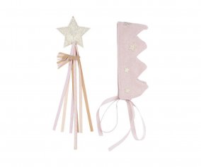 Set Regalo Princesa Corona y Varita Enchanted Forest