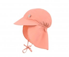 Gorrito de Playa Flap con Proteccin Solar Coral
