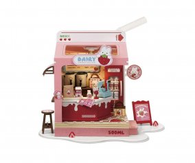 Maquette Miniature Strawberry Milk Box