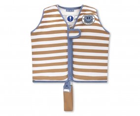 Chaleco Flotador Brown White Striped