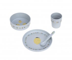 Vajilla Infantil 4 Piezas Happy Fruits Lemon