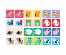 Juego de Memoria XXL Farm Animals