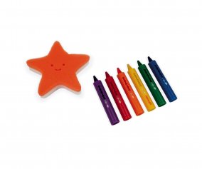 Set de 6 Pastel et ponge pour le Bain