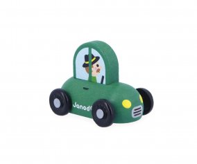 Petite Voiture Verte en Bois Cross Roads Campagne