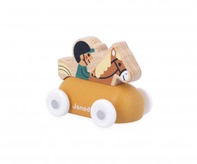 Voiture Cavalier en Bois Cross Roads Valle Blanche