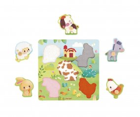 Puzzle Incastro Tattile 5 pezzi Farmhouse