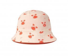 Cappello da Spiaggia Reversibile Crabby