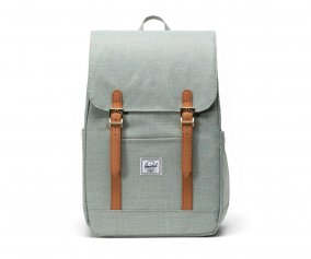 Mochila Herschel Retreat Small Iceberg Green Crosshatch