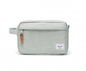 Neceser Chapter Travel Kit Iceberg Green Crosshatch