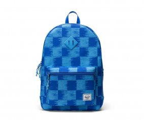 Zaino Herschel Heritage Youth New Check Yourself Dazzling Blue Personalizzabile
