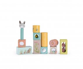 Cubes Sensoriels Empilables Trois Petits Lapins