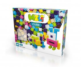 200 peas de Construo Classic CUBE Pink 