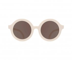 Gafas de Sol Flexibles (3-5aos) Euro Round Amber Lenses Sweet Cream