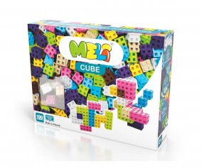 100 peas de Construo Meli Classic CUBE Pink 