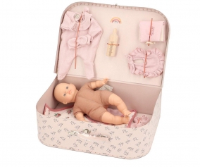 Valigetta Vintage con Bambola Soft Mae