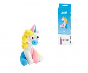 Plastilina Interactiva Unicornio Lighty (3 botes)