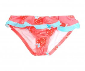 Slip Bikini Protezione Solare Fragole