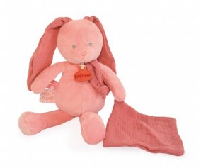 Lapin en Peluche avec Mini Doudou Terracotta Personnalisable