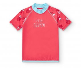 Camiseta Manga Corta Proteccin Solar Strawberries